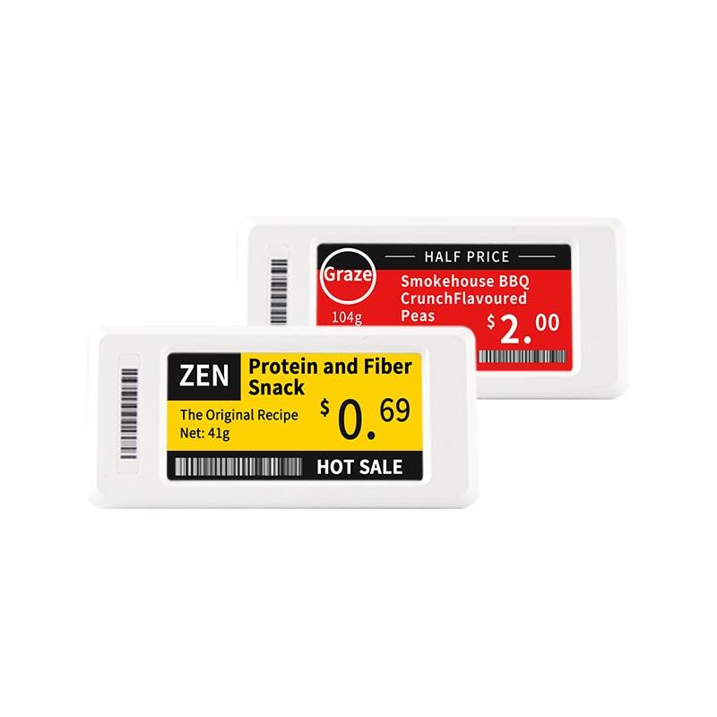 2,66-дюймовая цифровая полочная этикетка серии Лайт
