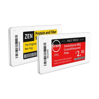 2,66-дюймовые многоязычные электронные этикетки для полки Стройный
 Ряд
