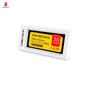 2,9-дюймовая 4-цветная электронная этикетка для розничной торговли Лайт Ряд