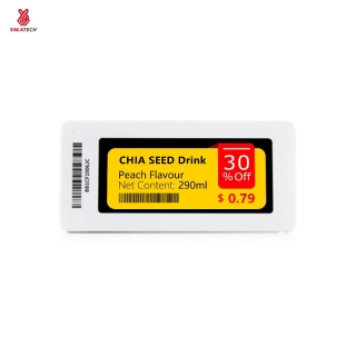 2,9-дюймовая 4-цветная электронная этикетка для полки Стройный Ряд