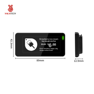2,9-дюймовая многоязычная цифровая этикетка для морозильной камеры, водонепроницаемая