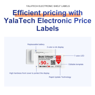 1,54-дюймовая электронная полочная этикетка