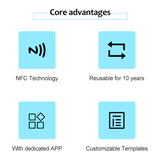 Цифровой ценник NFC 2,66 дюйма
