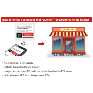 Цифровой ценник NFC 4,2 дюйма